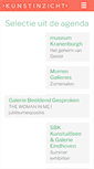 Mobile Screenshot of kunstinzicht.nl